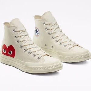 Comme des Garcons PLAY High top converse